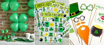 Suitable for st patrick's day celebrations, birthday party or any event with a connection to ireland. St Patrick S Day Party Ideas Fun365