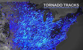 They are not intended to show the full extent of the damage area. Tornado Map Shows The Path Of Every Tornado To Hit The U S In The Last 60 Years Daily Mail Online