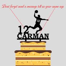 Mehr vom internet, mehr vom leben. Personalisierte Jungen Geburtstag Kuchen Topper Custom Name Alter Junge Spielen Handball Kuchen Topper Fur Geburtstag Party Kuchen Dekoration Yc141 Cake Decorating Supplies Aliexpress