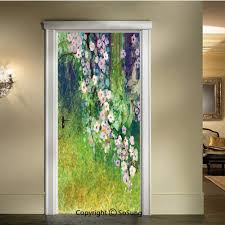 Door stickers are ideal to revamp the indoor spaces of a house and. Bathroom Door Wallpaper