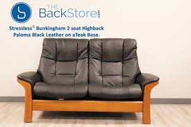 Maybe you would like to learn more about one of these? Stressless Buckingham 2 Seat Loveseat High Back Sofa Paloma Black Color Leather By Ekornes