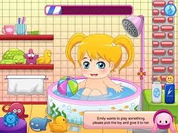 Use soap and shampoo and make sure you remember to wash behind the ears! Sweet Baby Emily Online Game Pomu Games