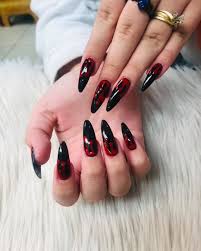 Top Nails Happy Halloween Red Bottom Nails But Facebook They're also easy to apply.