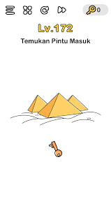 Arahkan tong putih ke air hingga tong tersebut penuh, kemudian masukkan ember merah ke dalam tong. Temukan Pintu Masuk Brain Out Cara Golden