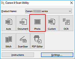 Setting for scanning with ij scan utility. Canon Inkjet Manuals G3060 Series Saving After Checking Scan Results