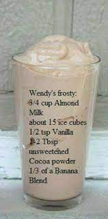This link is to an external site that may or may not meet accessibility guidelines. Wendy S Frosty Recipe Best Lunch Smoothie Frosty Recipe Healthy Drinks Smoothie Recipes