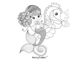 Show your kids a fun way to learn the abcs with alphabet printables they can color. 25 Best Mermaid Coloring Pages For Kids Adults World Of Printables