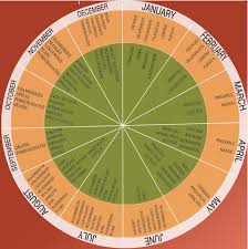 Eating Seasonally Chart Seasonal Vegetable Chart New York