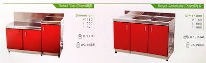 Kami menjual royal kitchen systems, kitchen kabinet royal, kitchen kabinet,kitchen set royal,kitchen royal systems, kitchen set murah, kitchen set minimalis, dapur set murah,kitchen sink royal, kitchen sink,kitchen zink (knock down) yang merupakan produk unggulan dibidang. Royal Kitchen Set Dan Royal Kitchen Sink