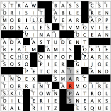 Puzzle los angeles times crossword la times crossword puzzle answers. Rex Parker Does The Nyt Crossword Puzzle 2012 Time Travel Thriller Thu 7 25 19 Los Angeles Neighborhood That Includes Dodger Stadium 1990s Antidiscrimination Law For Short New Hampshire Academy