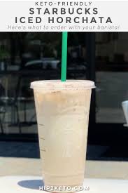 Looking For An Amazing New Keto Friendly Drink At Starbucks We Recently Discovered A Delicious Recip In 2020 Starbucks Drinks Recipes Horchata Drink Horchata