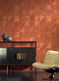 arte tetra behang velveteen collectie luxury by nature behang oranje behang behang decor