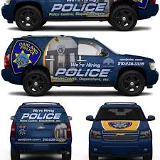 Recruiting vehicle wrap for city of oakland pd | Car, truck or van wrap  contest | 99designs