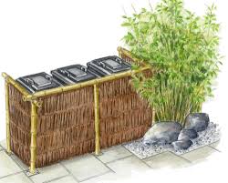 Sichtschutz Fur Mulltonnen Mulltonnen Verstecken Topf Und Kubelpflanzen Mulltonnenverkleidung