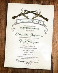 The Hunt Is Over Hunting Couples Shower Invitation Etsy Couples Shower Invitations Couple Shower Invitations