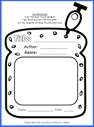 Sandwich Book Report Project Templates Printable Worksheets And Rubric Book Report Projects Book Report Templates Book Report