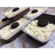 2 bungkus agar agar swallow coklat 1 bgks nutijel coklat 2000 cc air 250 g gula (sesuai selera) 4 sachet susu coklat. Puding Oreo Cheese Ukuran 650ml Shopee Indonesia