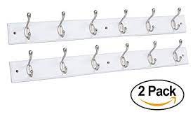 Birdrock Home Oval Hook Coat And Hat Rack 6 Hooks 2 P Https Www Amazon Com Dp B01n25f39v Ref Cm Sw R Coat And Hat Rack Hat Rack Wall Mounted Coat Rack