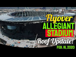 Video allegiant stadium lights up las vegas skyline Allegiant Stadium Nickname Which Will Stick Over Time Page 3 Of 3