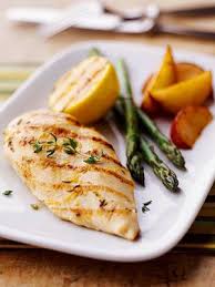 Feel free to substitute other chopped fresh vegetables, such as broccoli or bell peppers, for the tomatoes or cucumber. Grilled Lemon Chicken Healthy Grilling Recipes Heart Healthy Chicken Recipes Low Cholesterol Recipes
