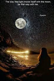 The Way The Night Itself Be With The Moon Be That Way With Me Rumi 3 Rumi Love Quotes Rumi Quotes Rumi Love