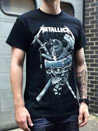 Today, metallica is one of the most popular hard rock bands of all time. Metallica History White Logo Men S Black T Shirt Geminalegion Store