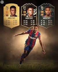 Profile with general and detailed stats and data that include national team, total games, goals and cards and full list of matches played. 433 Fifa 21 Has Been Out For 1 Day And Ansu Fati Has Facebook