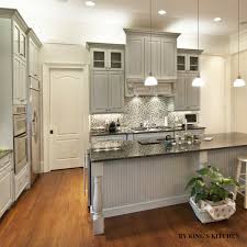 Traditional Grey Raised Panel Cabinets With Bead Boarded Island And Dark Bla Kitchen Remodel Countertops Kitchen Inspiration Design Outdoor Kitchen Countertops