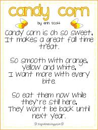 First Grade Fanatics Candy Corn Pssst We Have Some Freebies First Grade Poems Preschool Poems Halloween Preschool