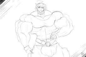 Achieve the body of superheroes, supervillains, and super toned celebrities on paper by checking out this tutorial on how to sketch a very muscular dude. Smug Muscle Growth Know Your Meme