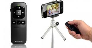 The Bt Media Remote From Satechi Connects To Ios Devices Via Bluetooth To Allow Wireless Control Of Multimedia Playback Remote Bluetooth Remote Remote Control