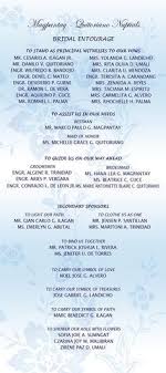 If you include your partner's parents on the invitation, and they are also divorced, the same rules apply as above. Wedding Idea S Wedding Entourage List Sample