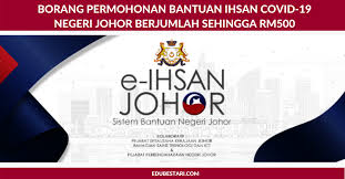 Logo jpn johor ini disediakan untuk kegunaan jabatan agensi di bawah kpm, pejabat pendidikan daerah, sekolah serta syarikat korporat, ngo dan agensi kerajaan yang telah mendapat kelulusan daripada unit komunikasi korporat (ukk) kpm. Borang Permohonan Bantuan Ihsan Covid 19 Negeri Johor Berjumlah Sehingga Rm500 Edu Bestari