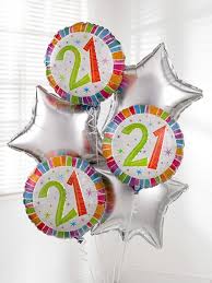 Your happy birthday flowers stock images are ready. 21st Birthday Balloon Bouquet Daisy Chain Flowers