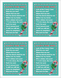 Eternally, he will be the one. Candy Cane Gospel Poem For Christmas Flanders Family Homelife