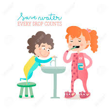 Woman hand water kids saving water logo tap water water lightbulb save water concept energy saving water save water car child closing faucet water international day water lamp. Save Water Every Drop Counts Royalty Free Cliparts Vectors And Stock Illustration Image 105390700