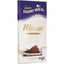 Cadbury Dairy Milk Mousse Chocolate Dairy Milk Cadbury Dairy Milk Confectionery