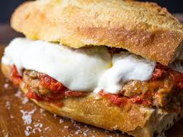 italian american meatball sandwich