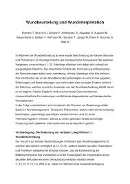 Angegeben wird die gewebeart (granulationsgewebe, fibringewebe, feuchtes oder trockenes avitales . Wundbeurteilung Und Wundinterpretation