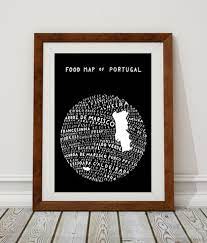 Explore 309 national, regional and local dishes and products of portugal. Typographic Food Map Of Portugal Black Poster The Legal Nomads Shop