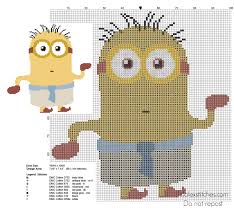 Egyptian Minion From Minions 2015 Movie Free Cross Stitch