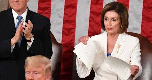 Nancy Pelosi Speech Speaker Of The House Rips Up Trump State Of The Union Speech Sparking Internet Memes After Sotu Tearing Address Cbs News