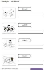 Latihan kata arah 1.lokman terus bersembunyi di _ pintu rumah ketika adik mencarinya. Latihan Bina Ayat Tahun 1 2 3 17no1 Com çœ‹é ­æ¢ Free Preschool Worksheets School Worksheets First Grade Math Worksheets