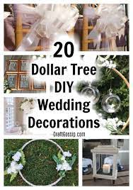 These pieces center around a dollar store balsa lantern frame and your chosen florals. 20 Dollar Tree Wedding Decorations You Can Diy Diy Weddings