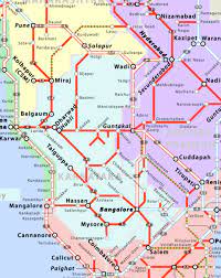 The only big region in india without a red (i.e: South Western Railway Zone Wikiwand