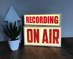 On Air Lighted Sign On Air Lightbox Lightbox On Air Light Box On Air Lamp On Air Lightbox Podcast Sign Lighbox For Podcaster Light Box Sign On Air Sign Light Box