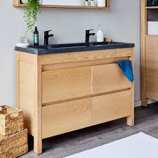 Meuble Sous Vasque 4 Tiroirs 120cm Native 120 Cm Meuble Sous Vasque Meuble Sous Vasque Meuble Sous Vasque Bois Meuble Haut Salle De Bain
