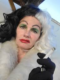 Cruella Halloween dress made in Daisy's shop