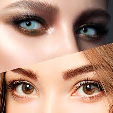 BEST【Astigmatism /2Pair】 Luna Blue Toric + Honeydew Brown Toric