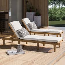 Portable lounge chair folding reclining chairs sun patio chaise chair pool lawn. Outdoor Lounge Chairs Wayfair